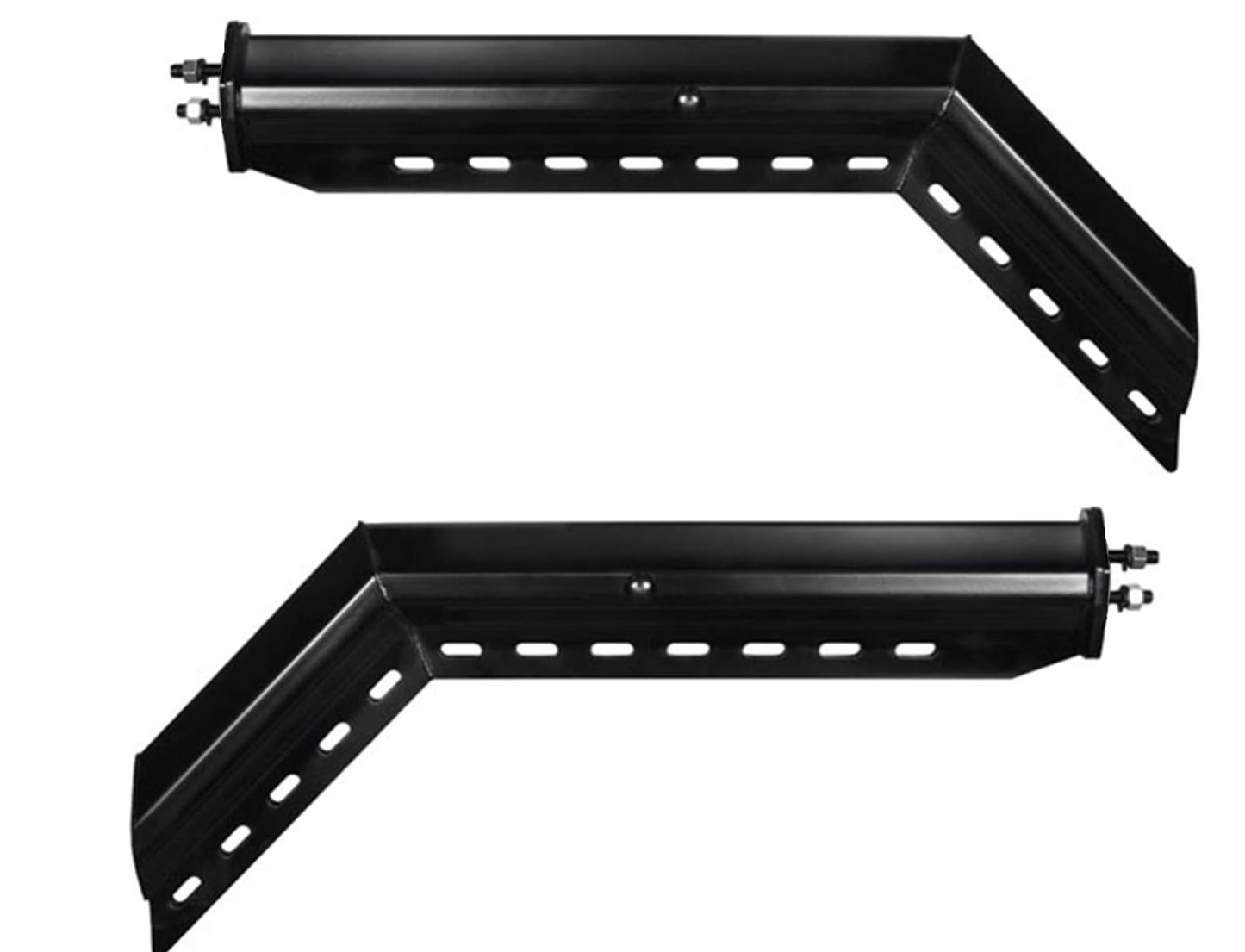 ANGLED MUD FLAP HANGER BLACK 30" HEAVY DUTY SPRING-LOADED 45°