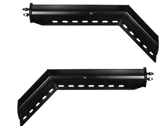 ANGLED MUD FLAP HANGER BLACK 30" HEAVY DUTY SPRING-LOADED  45°