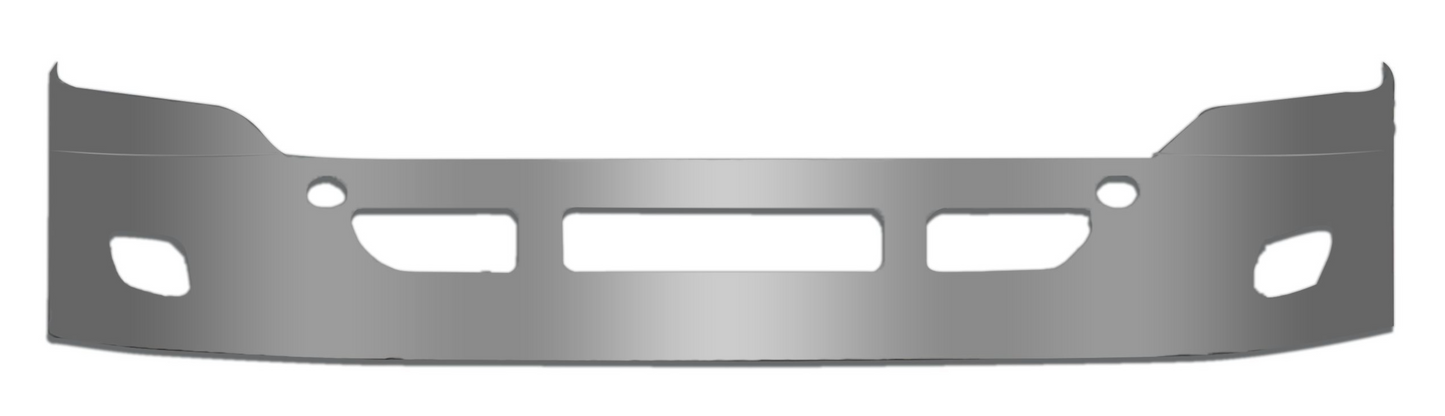 FL CASCADIA 18" 304 STAINLESS STEEL BUMPER W/ FOG LIGHT HOLES