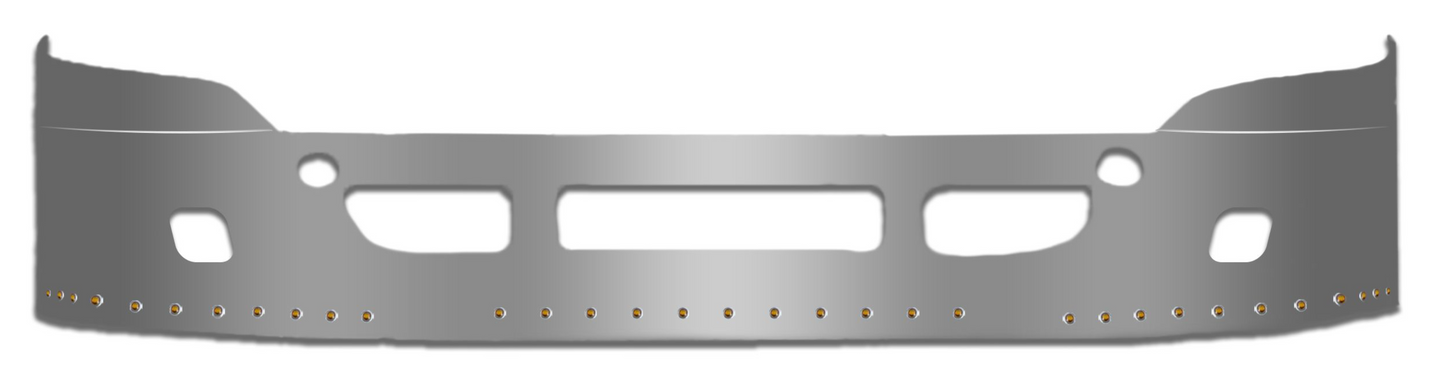 FL CASCADIA 20" 304 STAINLESS STEEL BUMPER W/ 3/4" LIGHT HOLES