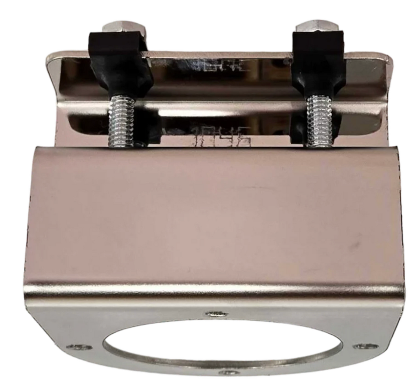 Stainless Universal Frame Bracket - 90°Angled Down with 1 WM Light Hole. Suitable for 1156/1157/3157 Kits