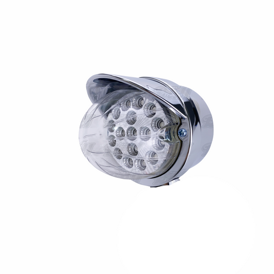 4" Round Dual Colour,CLEAR LENS,LED RED+GREEN,12V