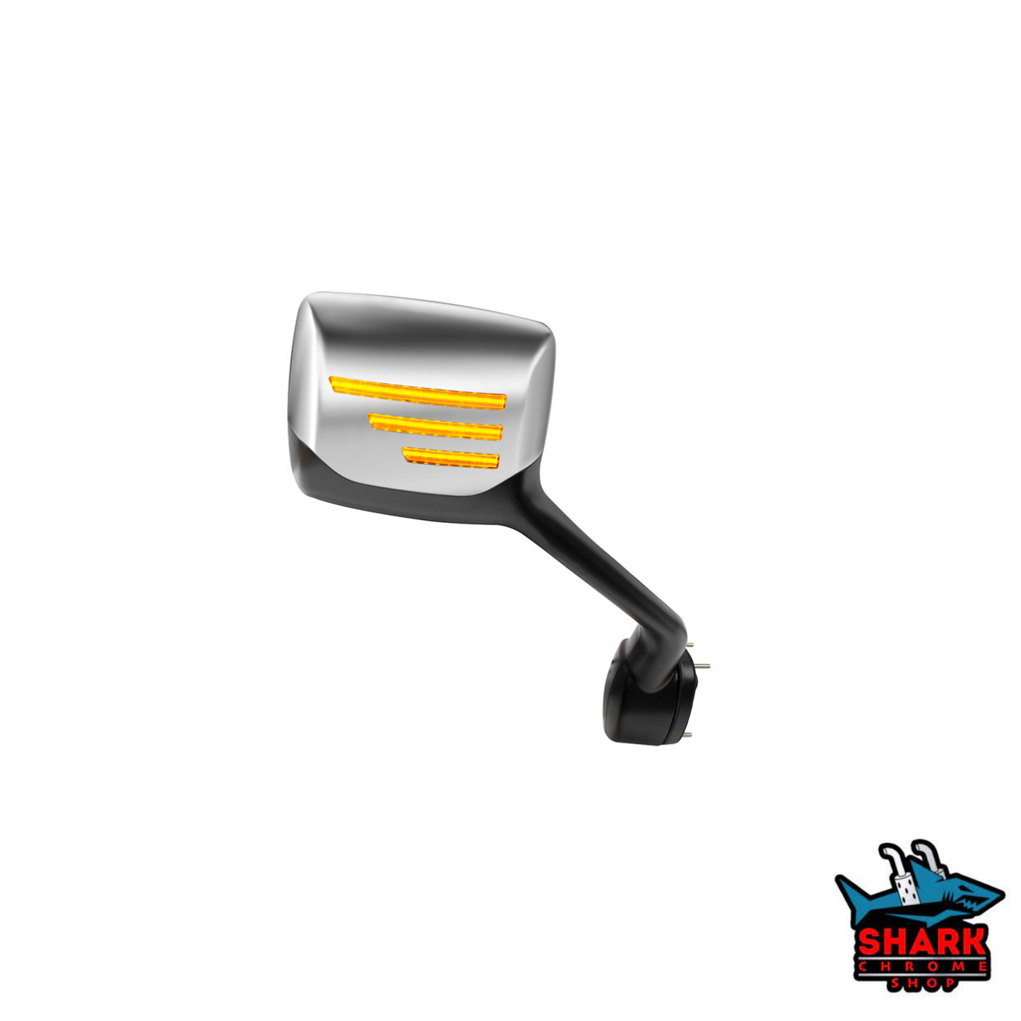 CLEAR STRIPES LIGHTS MIRROR FITS: Kenworth T680 2011-2021 Peterbilt 579/587