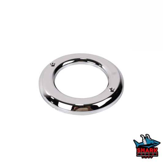 4" ROUND LIGHT CHROME BEZEL