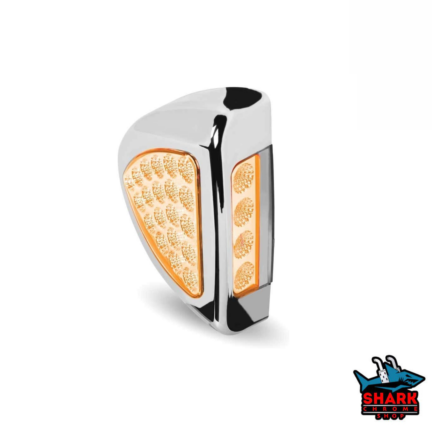 Peterbilt Side Light Triangle Clear Amber LED