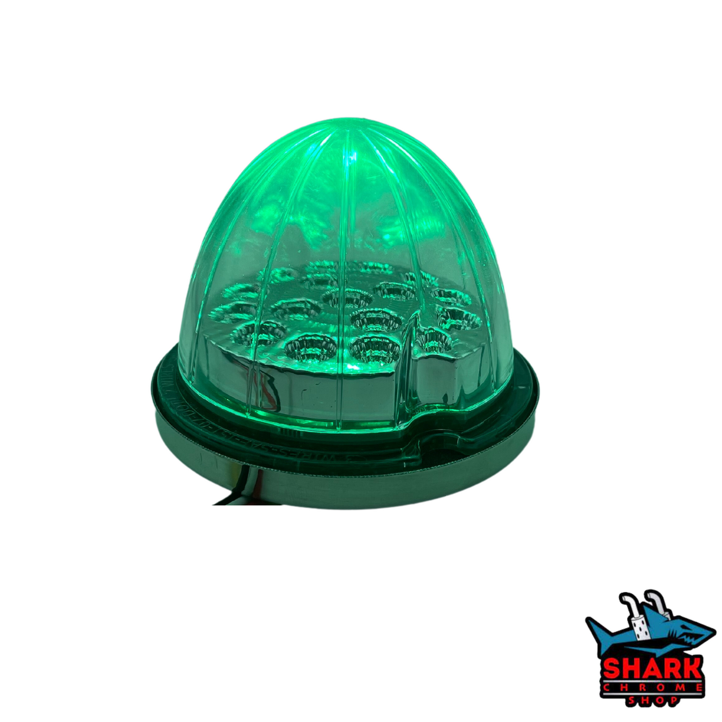 Watermelon Dual Revolution Red/Green Strobe Clear Lens LED (2 PC PACK)