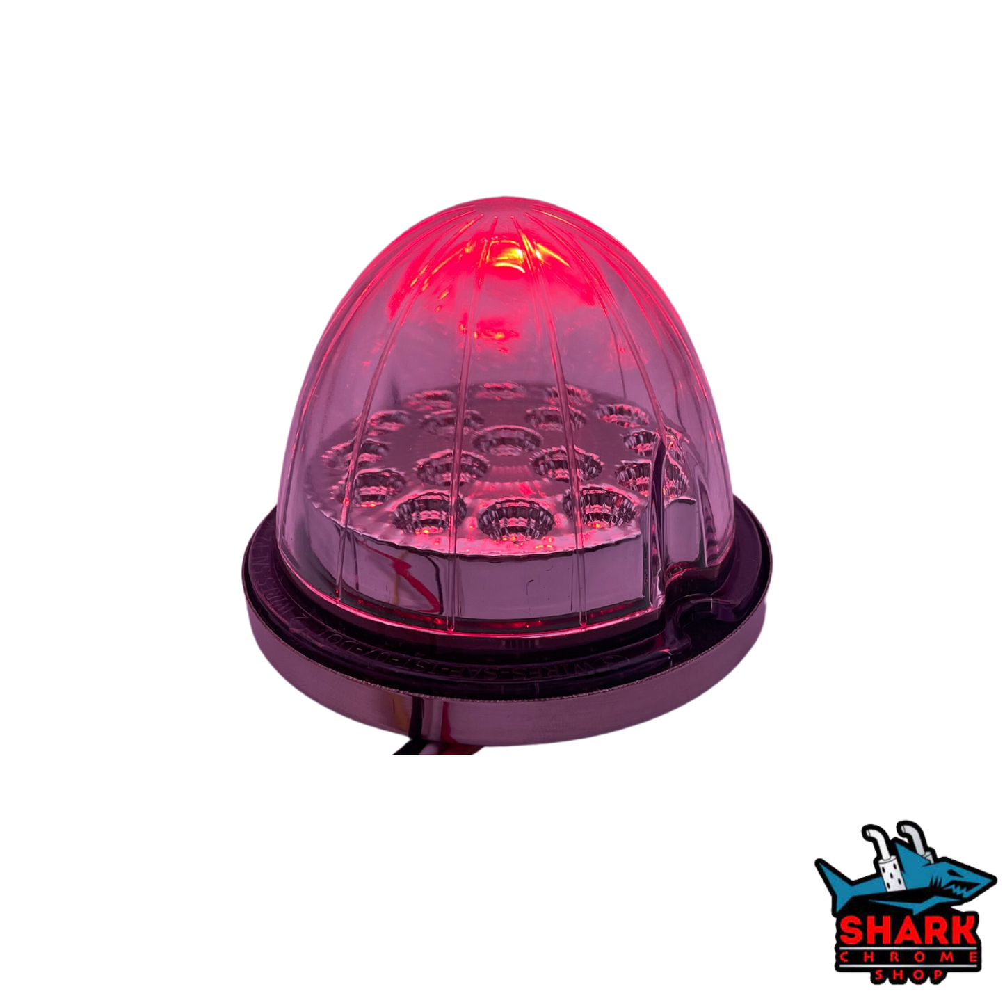 Watermelon Dual Revolution Red/Green Strobe Clear Lens LED (2 PC PACK)