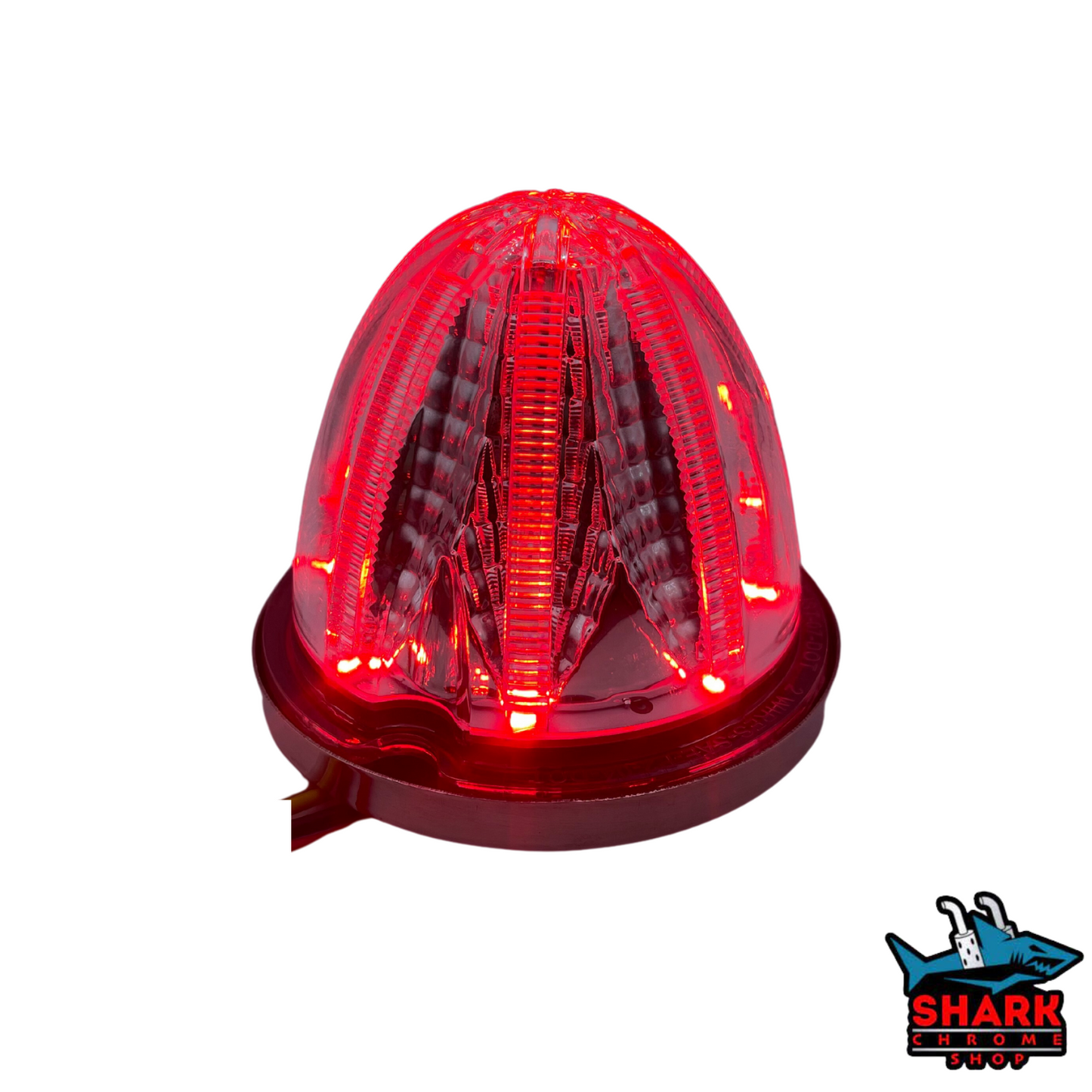 Watermelon Dual Revolution Red/Green Strobe Clear Lens LED