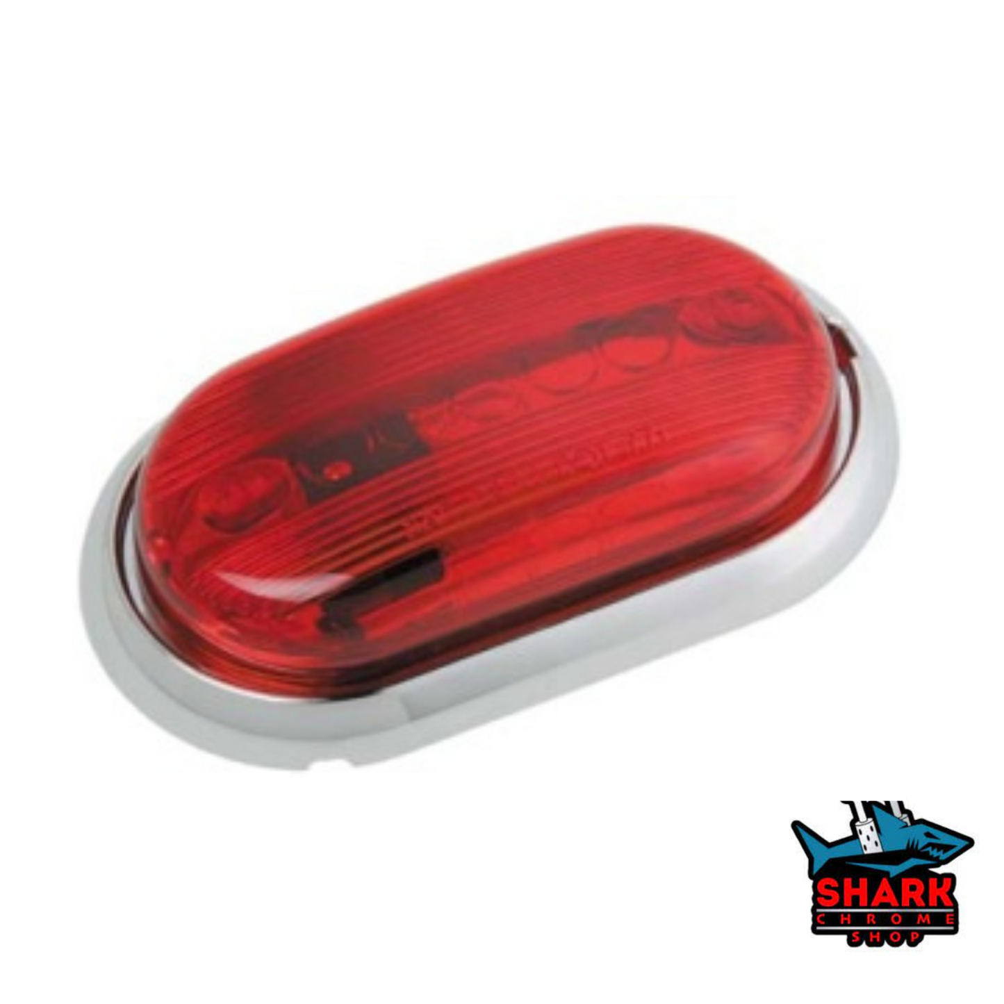 Oblong Clearance / Side Marker Light (Red)