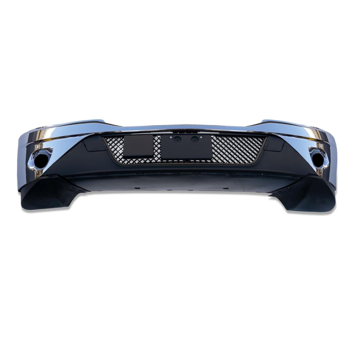 Kenworth T680 New Gen (2021 Newer) FRONT BUMPER ASSEMBLY WITH & FOG LIGHT CUTOUT CHROME