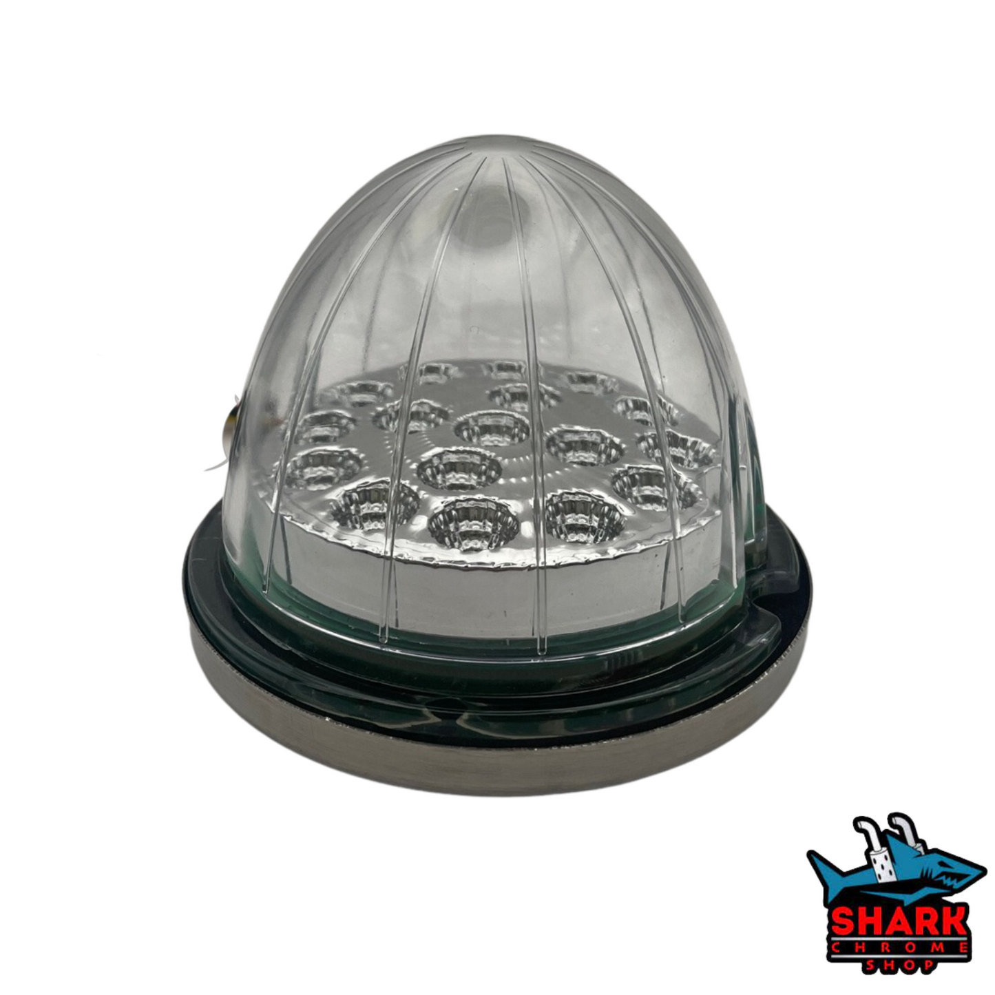 Watermelon Dual Revolution Red/Green Strobe Clear Lens LED (2 PC PACK)