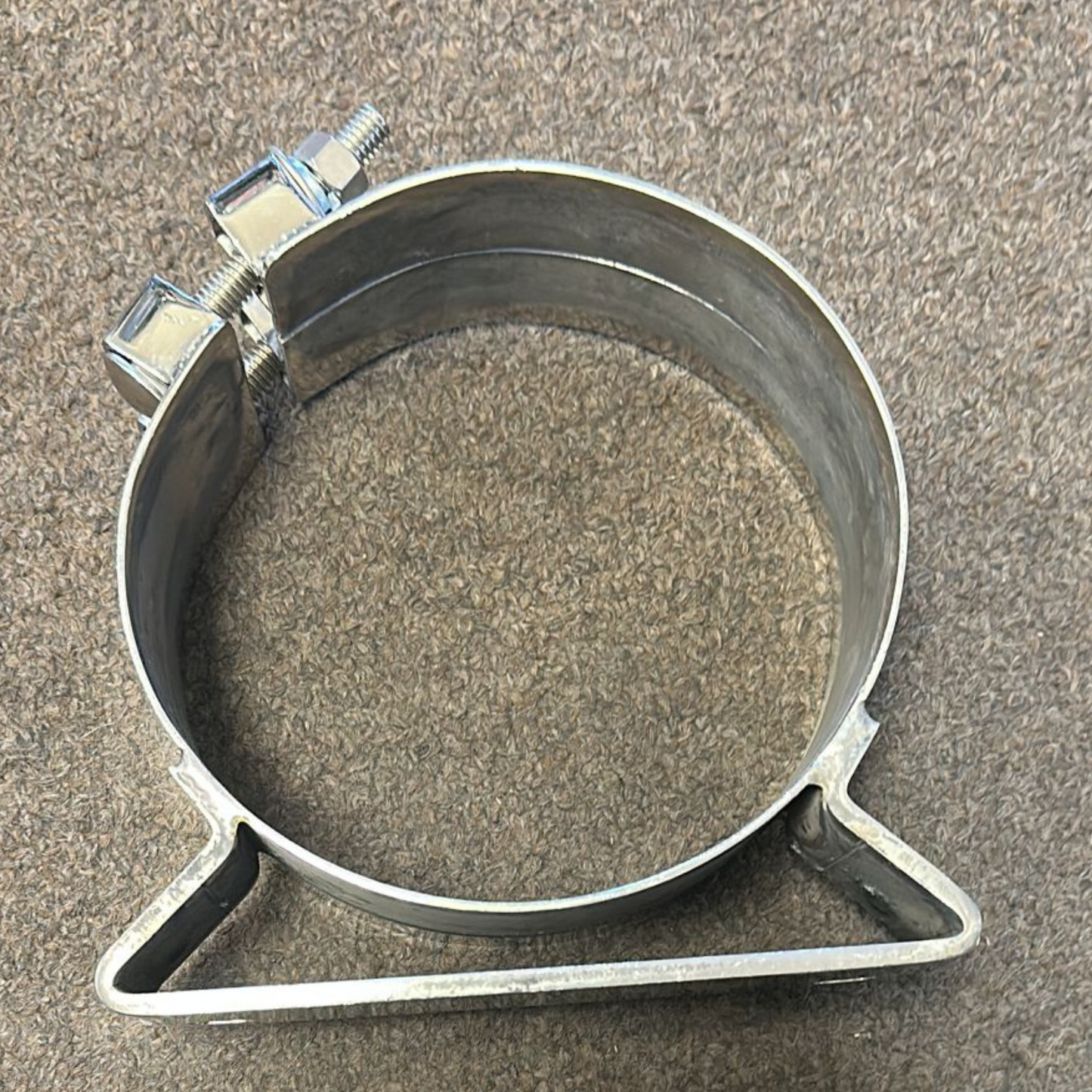Clamps 6" C/Soporte 6 inox