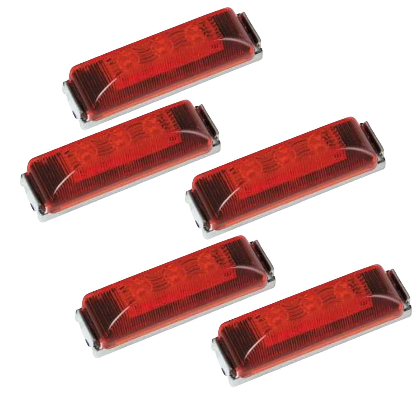LED Rectangular Clearance (Red) 5 PACK FREE SHIPPING !! BUNDLE & SAVE!