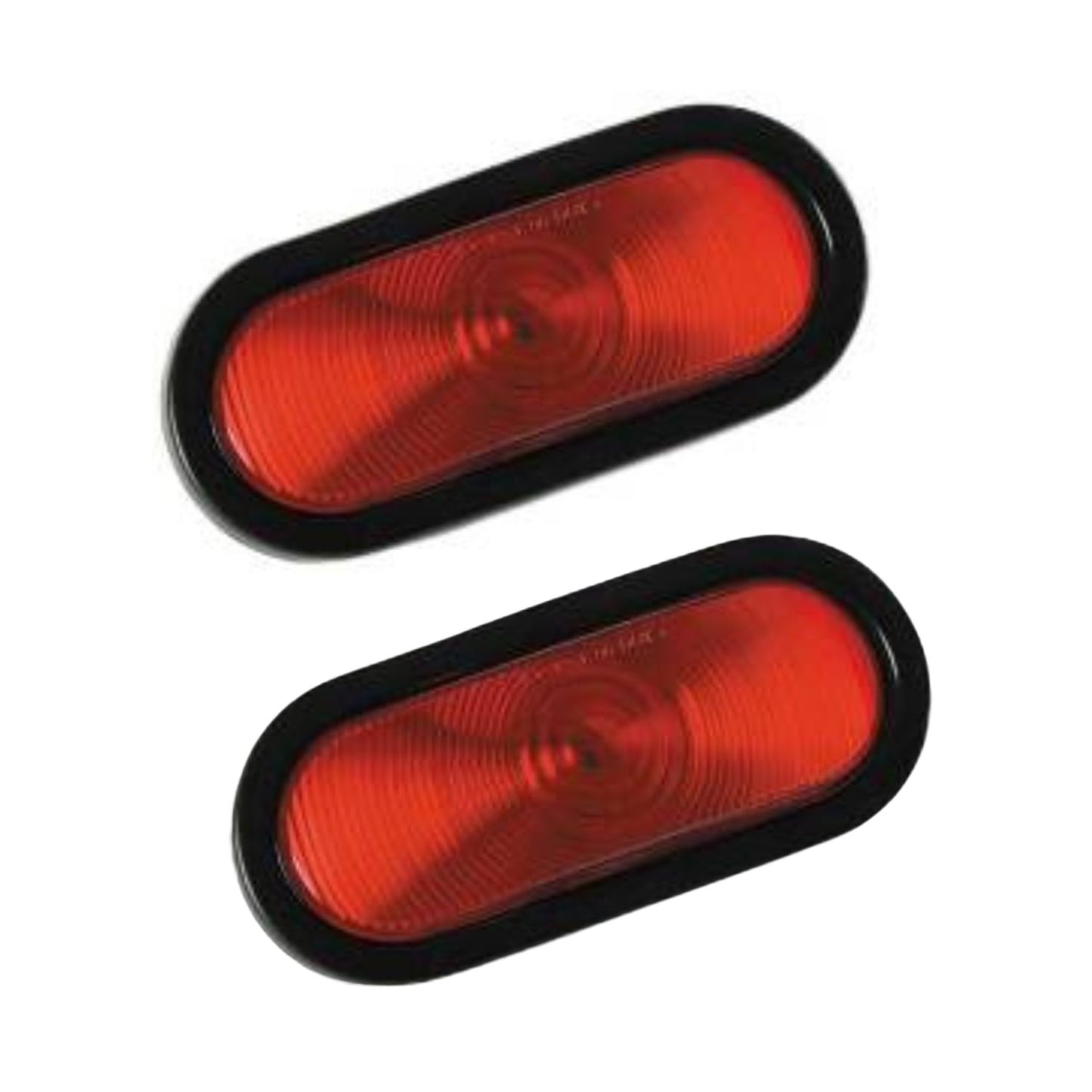 Red Sealed Oval Turn Signal Light 2 PACK FREE SHIPPING !!