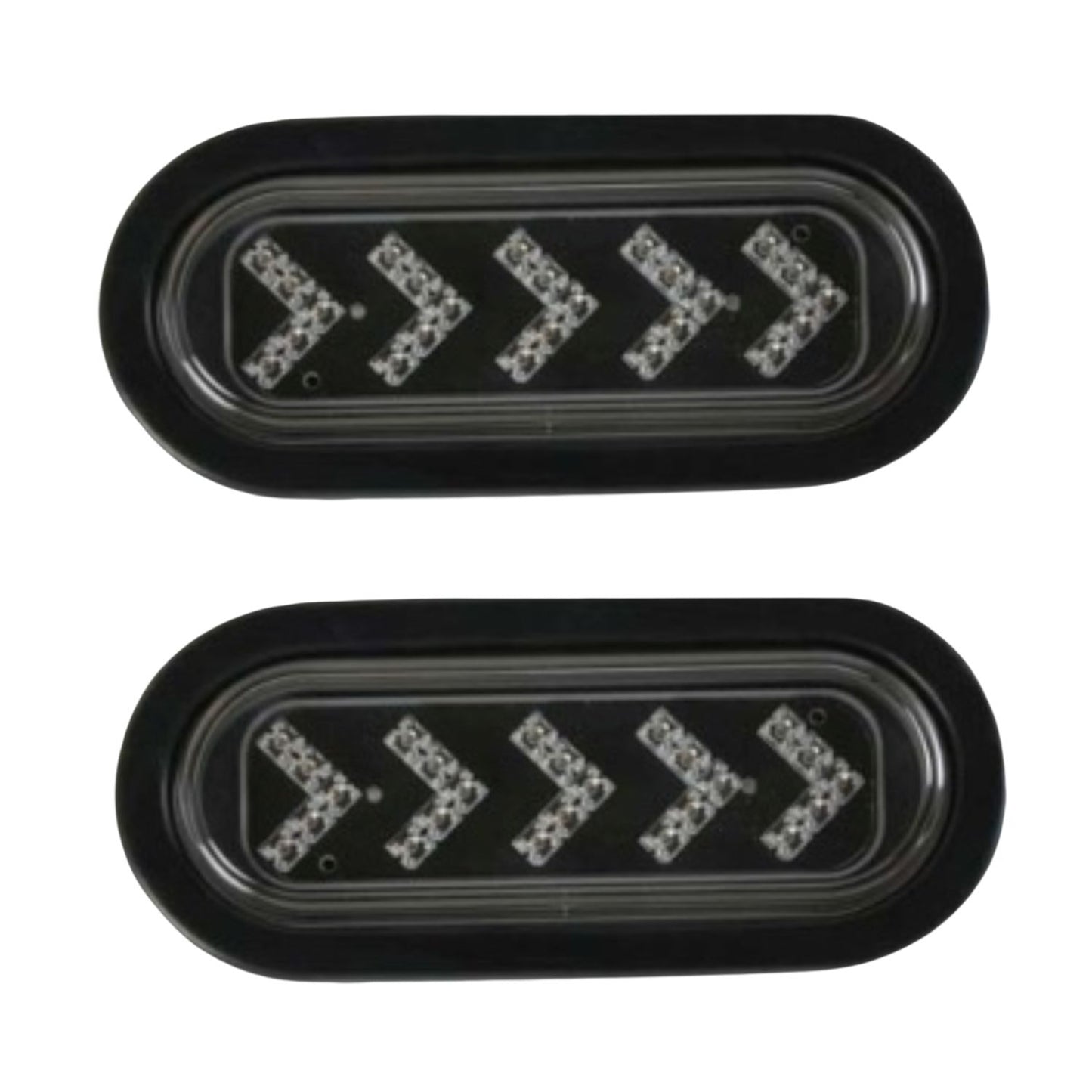LED Oval Arrow Turn Signal Light Amber High & Low 2 PACK FREE SHIPPING !!