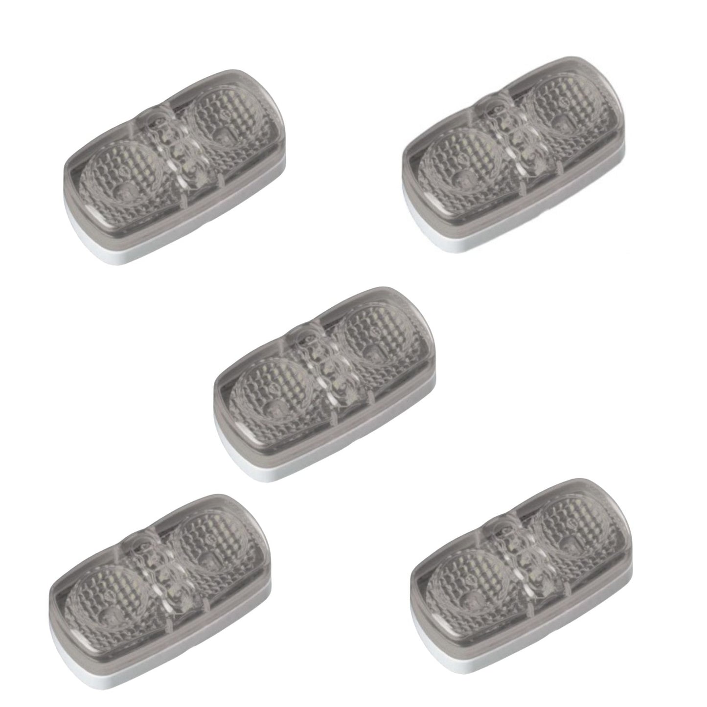 LED Duo Clearance / Side Marker Light Red High + Low 5 PACK FREE SHIPPING !!
