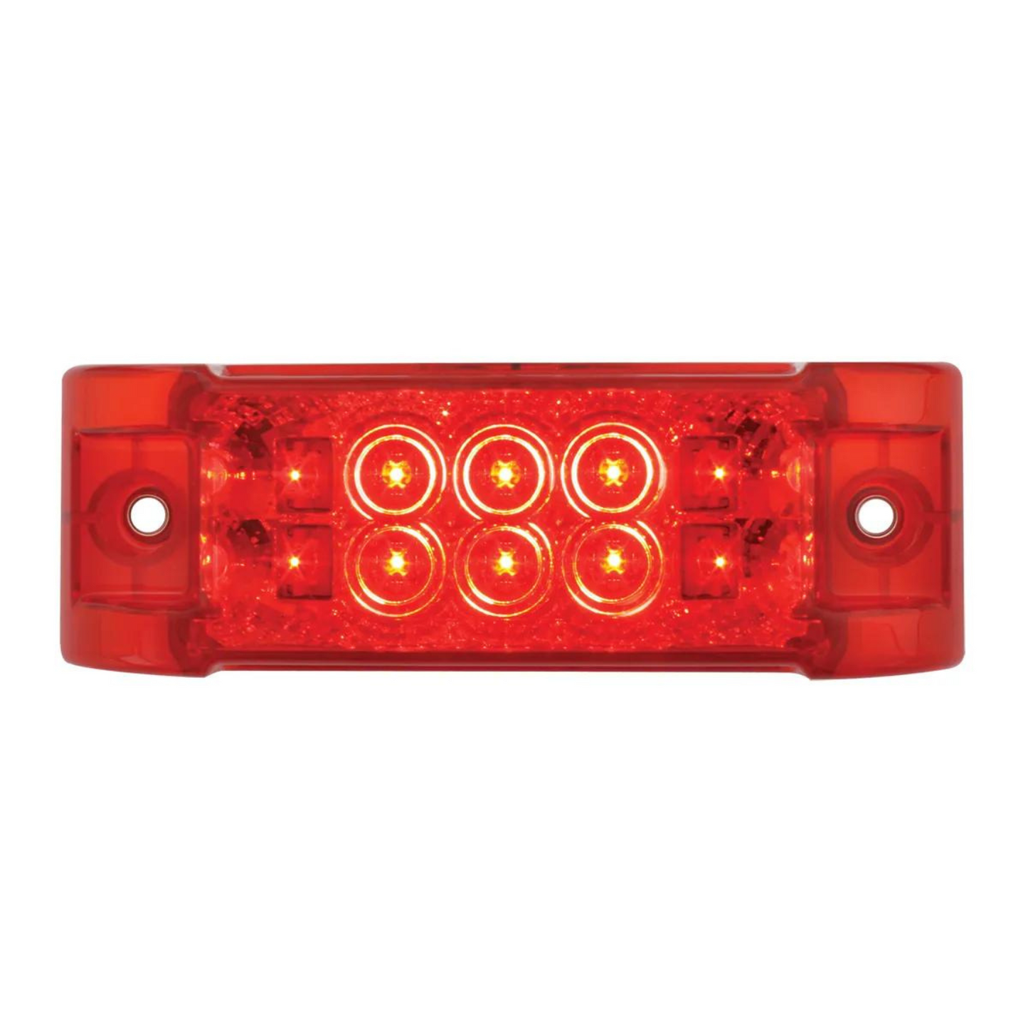 Wide Angle 10 LED Spyder Light In Red