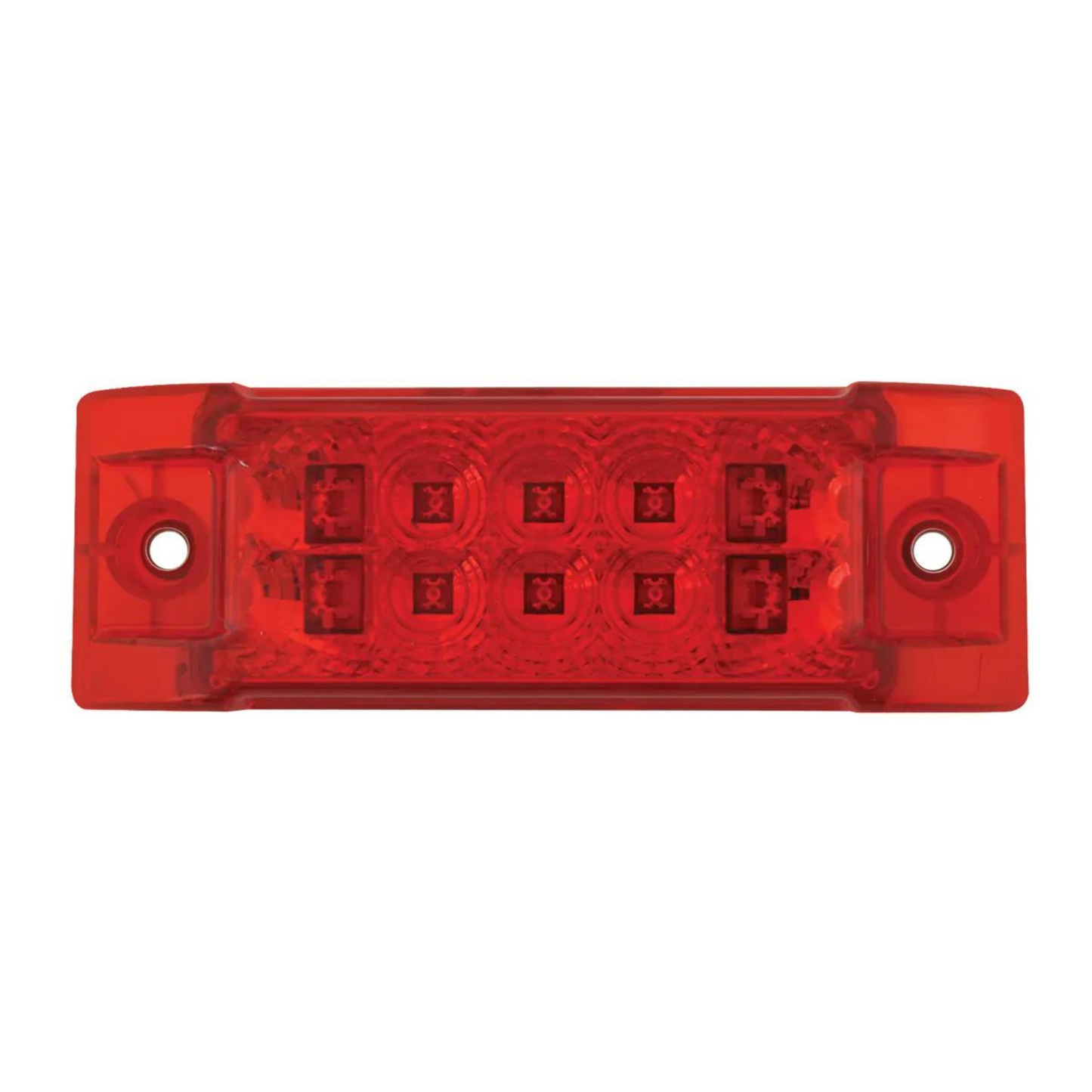 Wide Angle 10 LED Spyder Light In Red