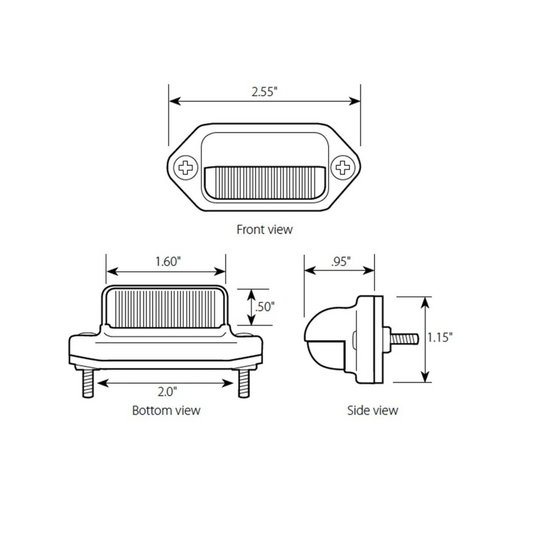 Utility 2 LED Light in Red