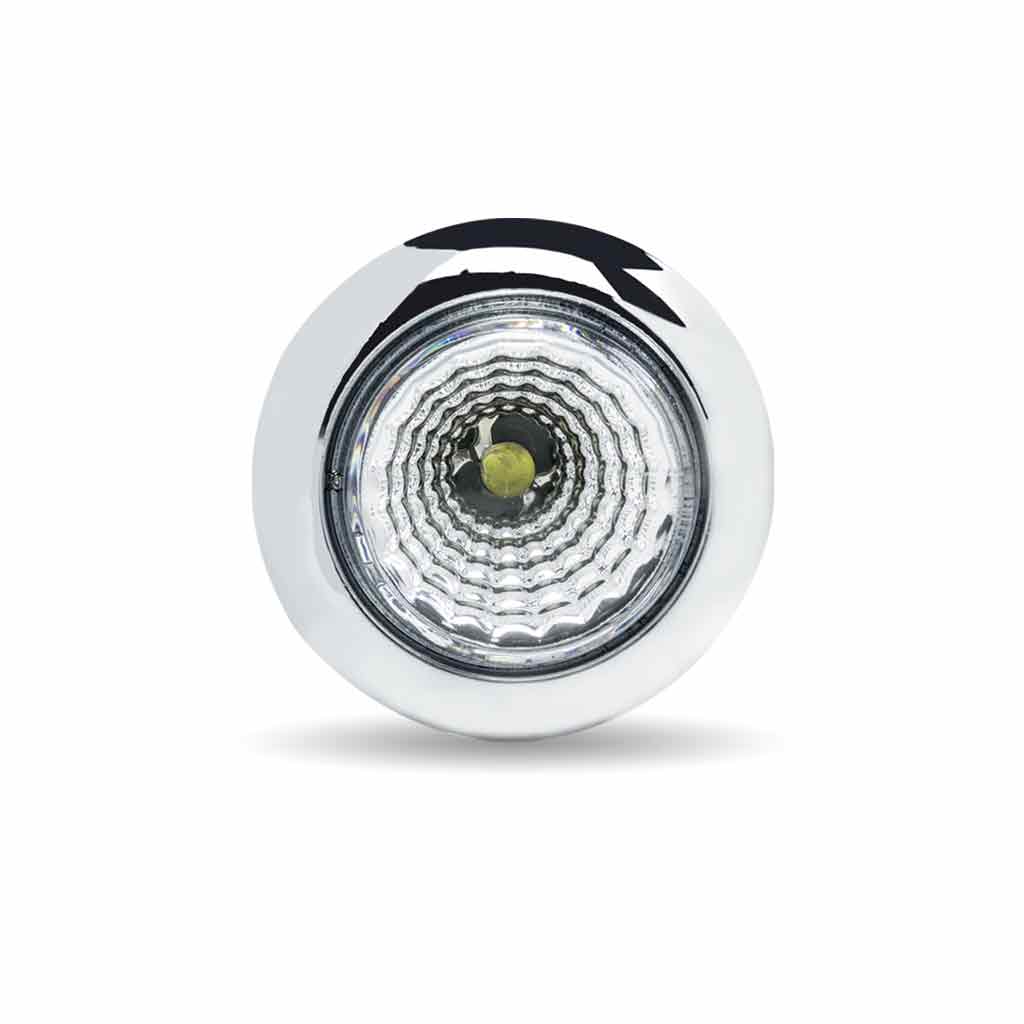 LED Lights 3/4"  Marker Round Clear Lens,LED Green+Red Normal