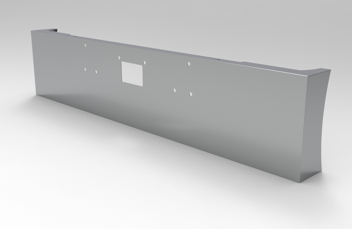 Peterbilt Bumper 357,378,379 Bumper Classic American Eagle 304 SS, 11 Gauge