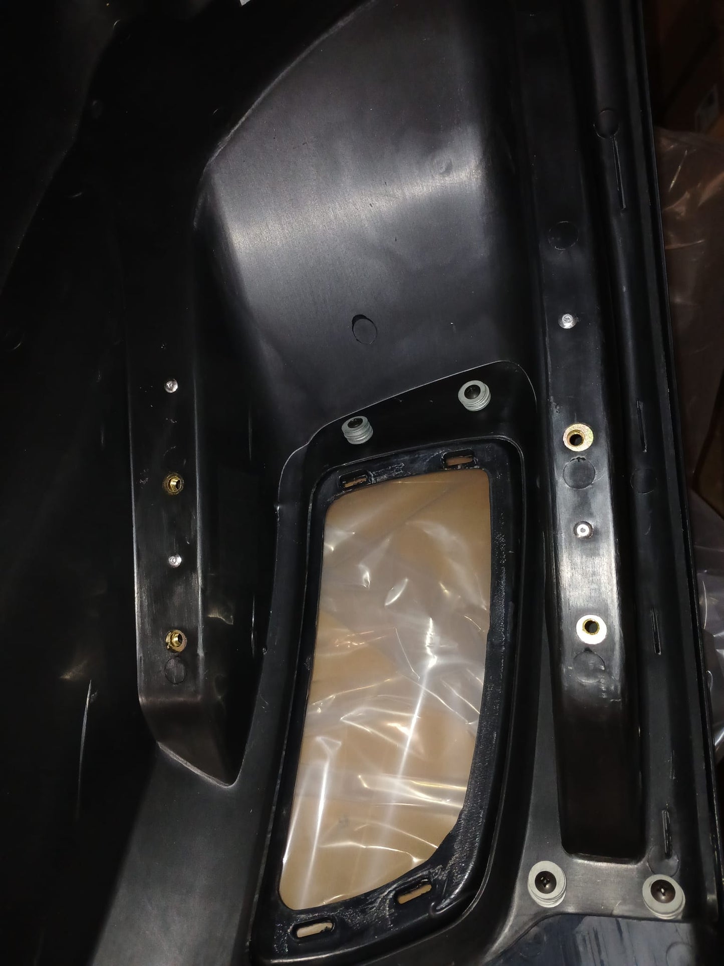 Kenworth T660 2 Piece Black Plastic Bumper