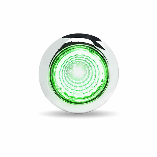 LED Lights 3/4"  Marker Round Clear Lens,LED Green+Red Normal