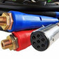 15/12 Feet ABS 7 Way Electrical 3 in 1 Air Power Line with red and blue air hose