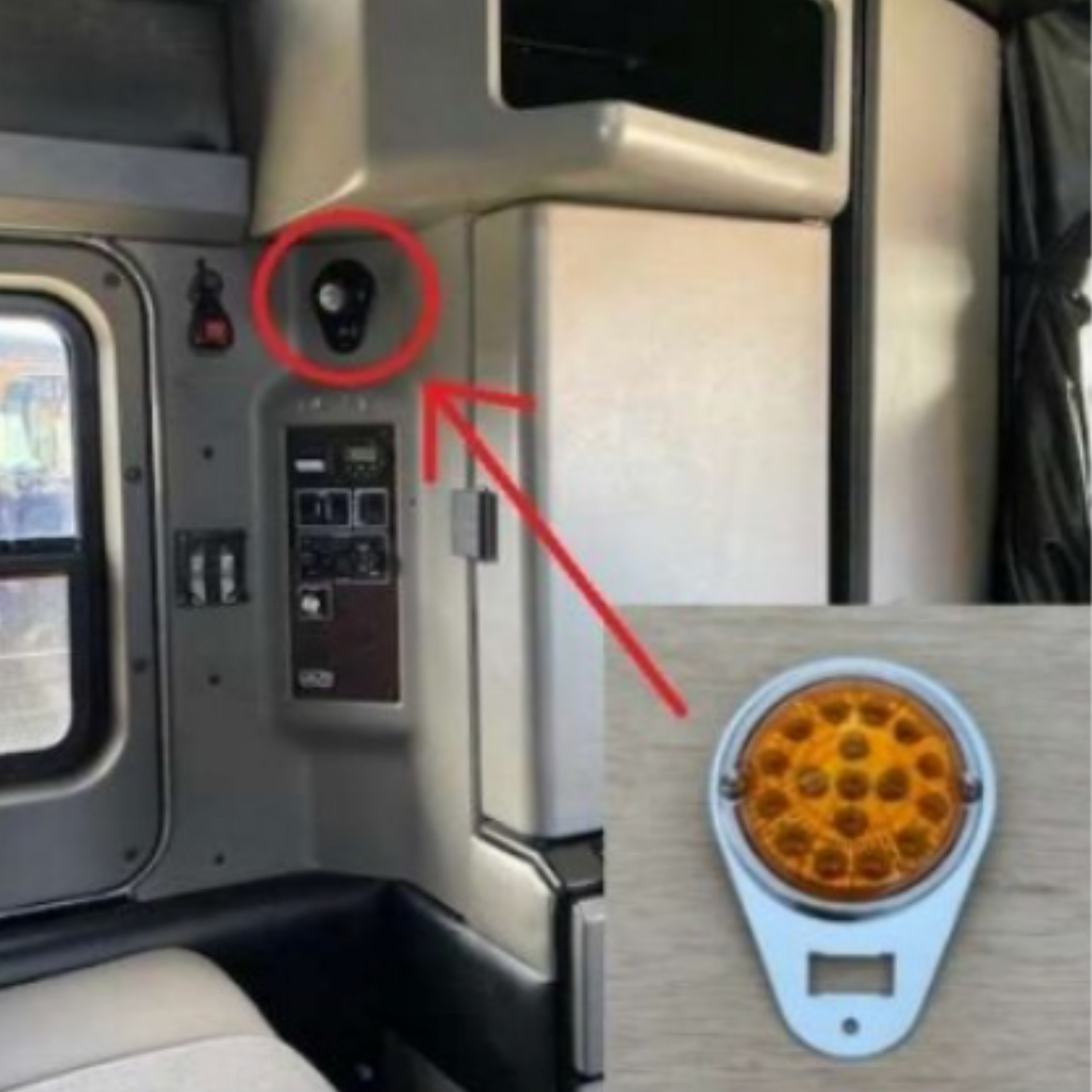Kenworth Teardrop Plate For Watermelon Light