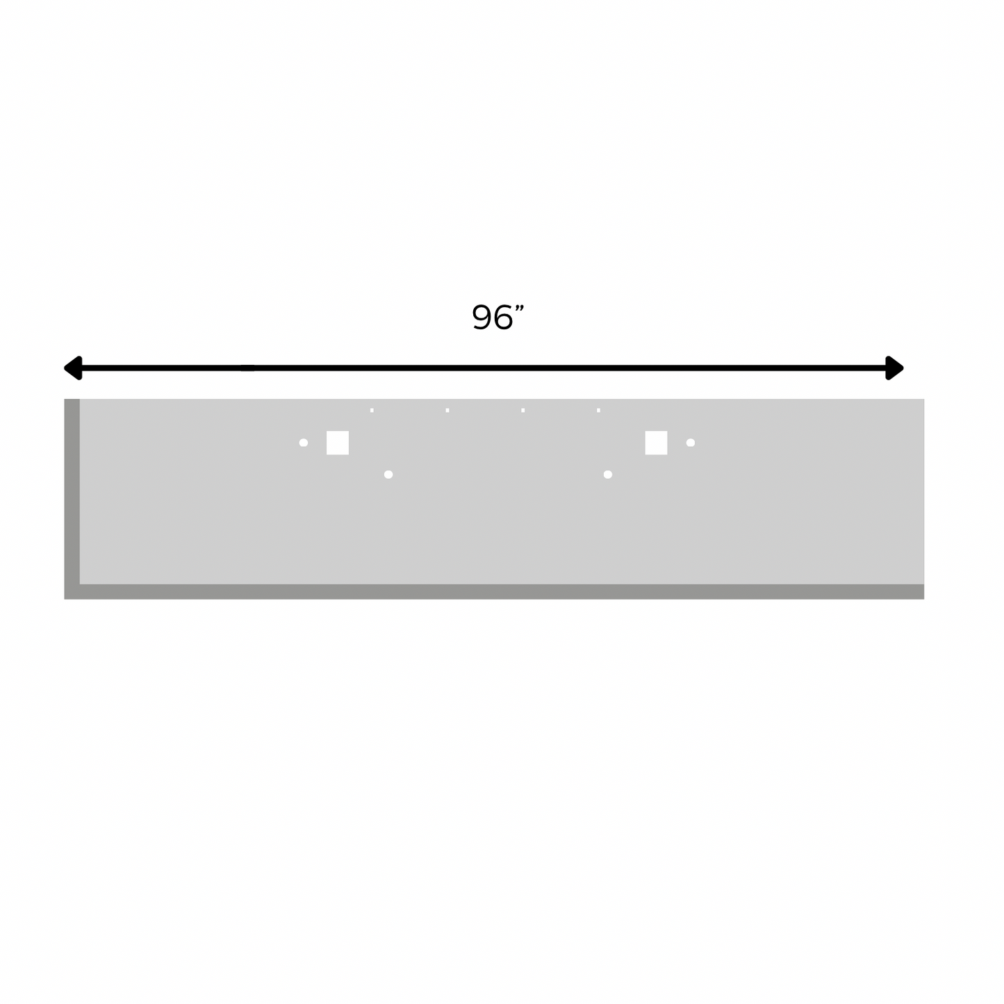 Peterbilt 365/388/389 & Kenworth W990 Classic Bumper Roll End