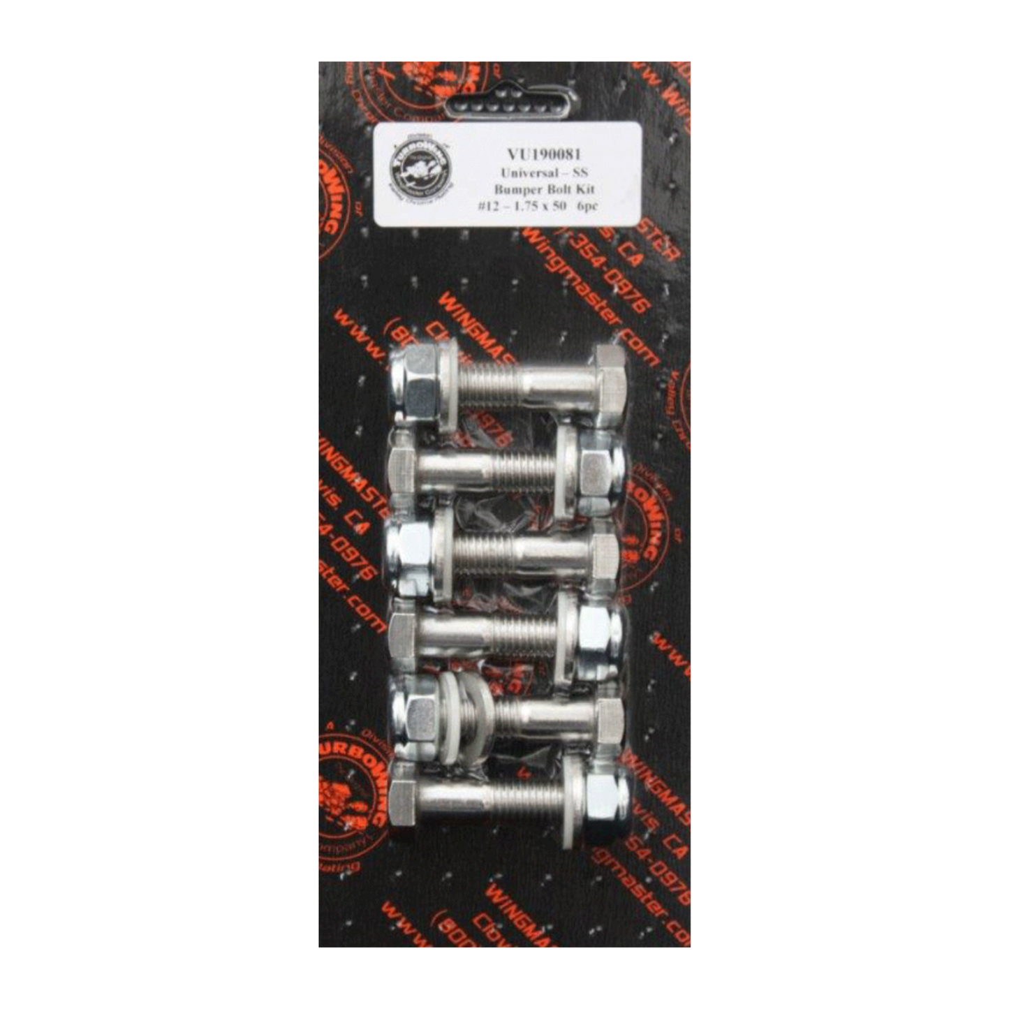 Universal Bumper Mounting Bolts - 6 Piece Set