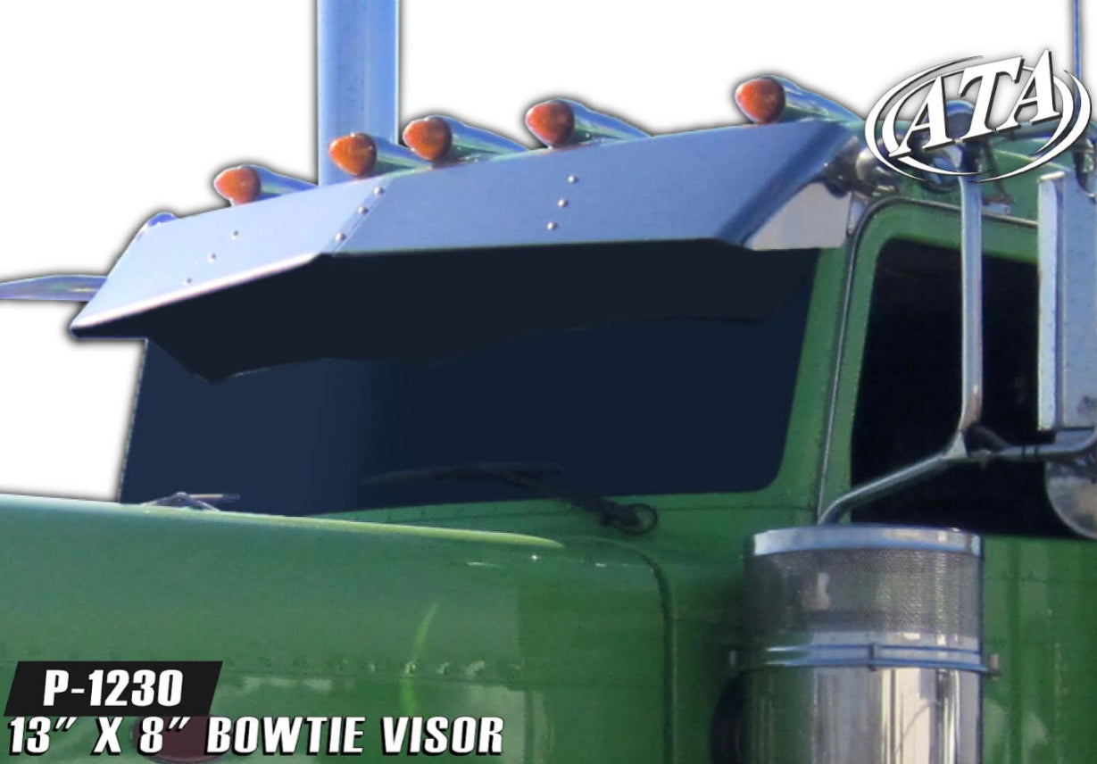Peterbilt 388-389 St Cab Bowtie Visor
