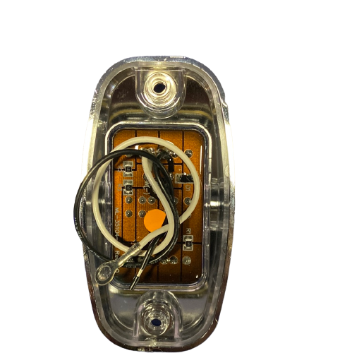 Clear Amber Marker Light W/Bezel