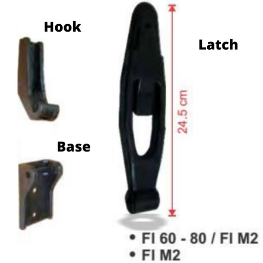 Freightliner M2 / Peterbilt 379 Hood Hook Latch / Base