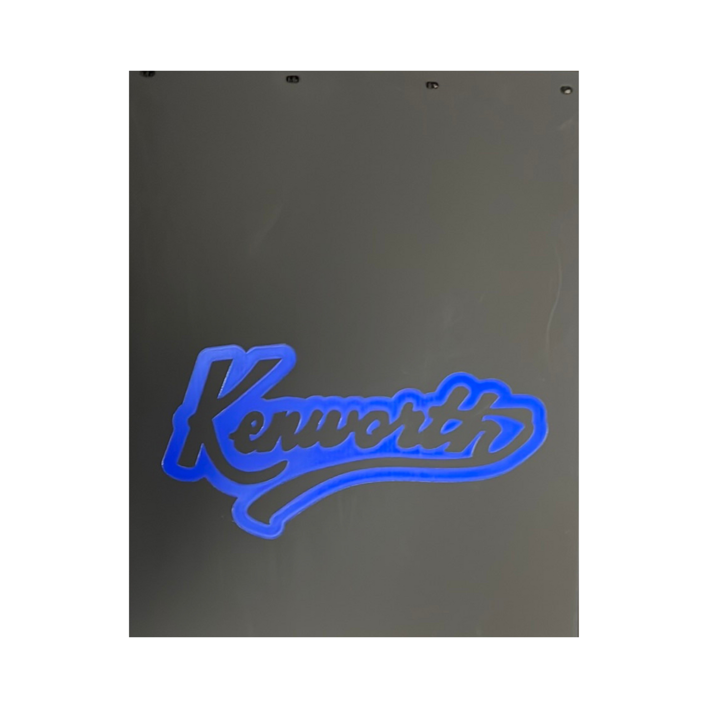 Mud Flap with Kenworth Vintage Style in Blue