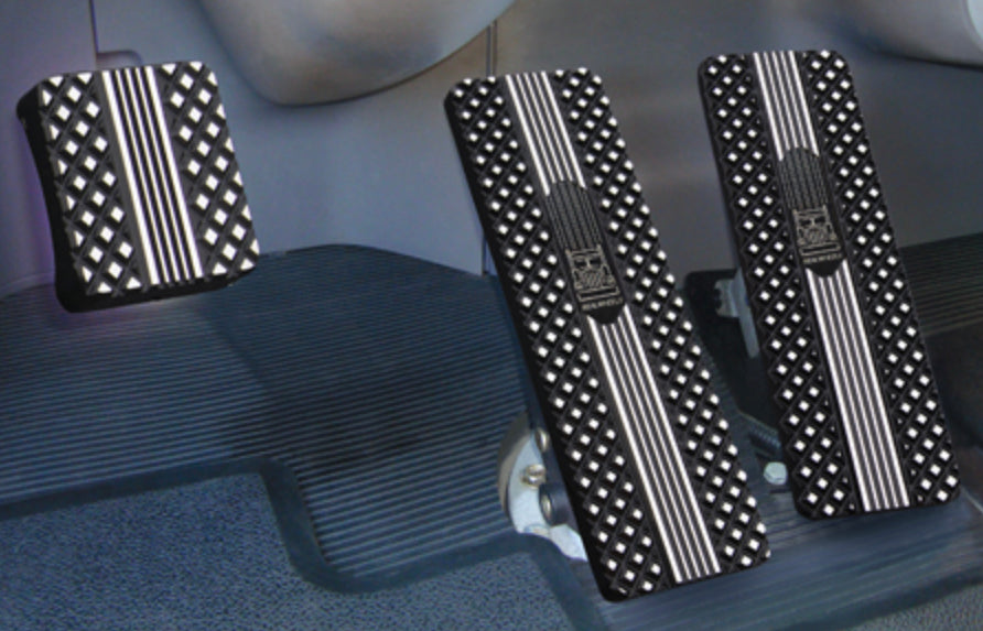 Kenworth Billet Flat Diamond Black Pedals
