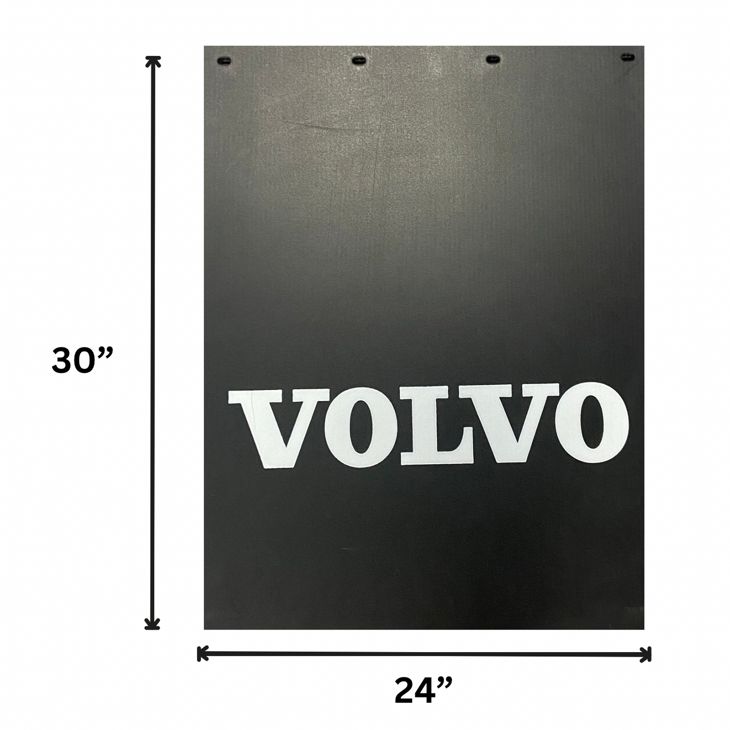 Mud Flap with Volvo Classic Style in White