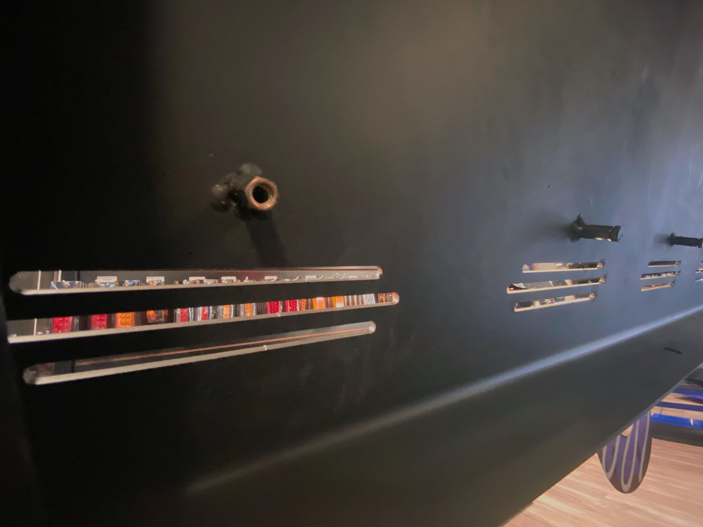 Freightliner Bumper Classic American Eagle With 9 Oval Slit Light Holes