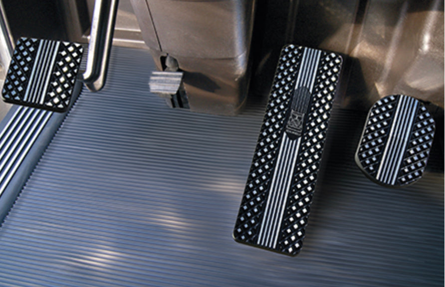 Kenworth Billet Flat Diamond Black Pedals