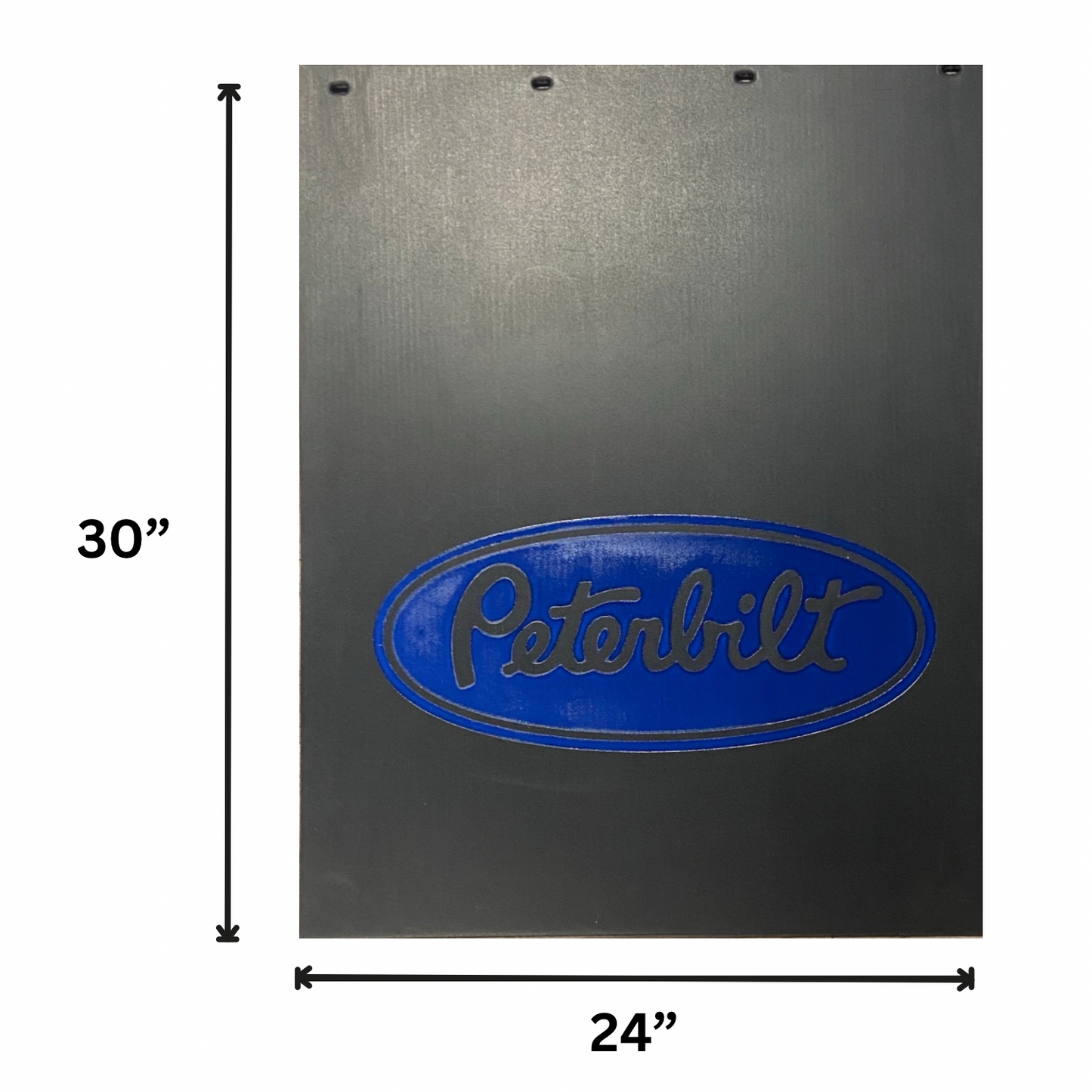 Mud Flap with Peterbilt Classic Style in Blue