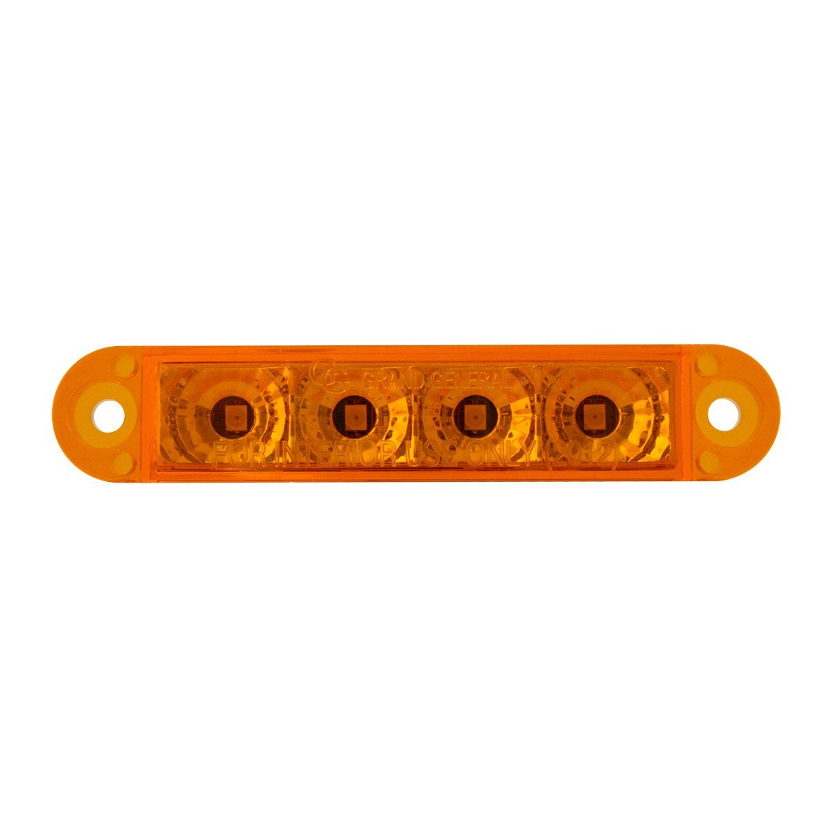 Flush Mount 4 LED Light in Amber