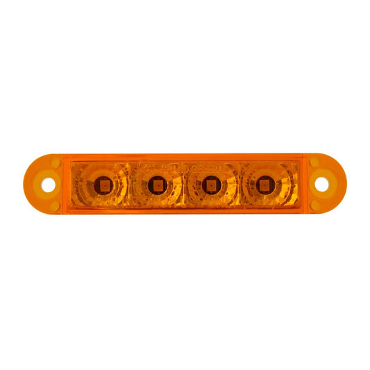 Flush Mount 4 LED Light in Amber