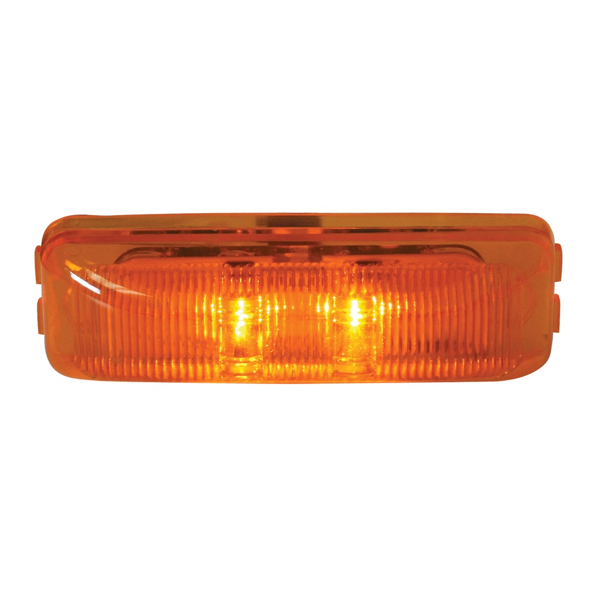 Rectangular Fleet 2 LED Light in Amber