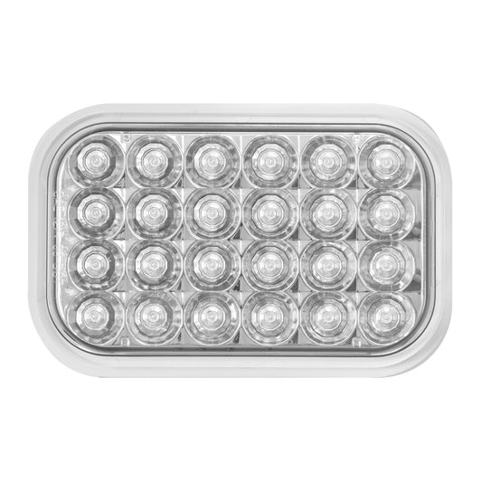 Rectangular Pearl 24 LED Light in Clear