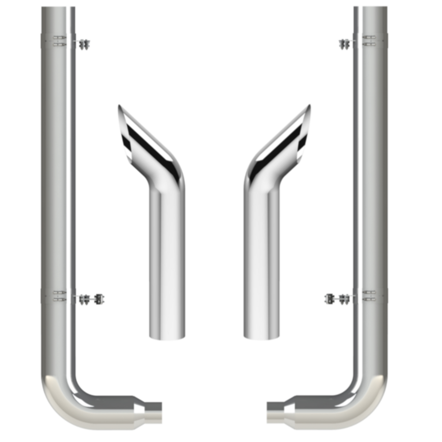 Premium Peterbilt 90° Elbow Exhaust Set