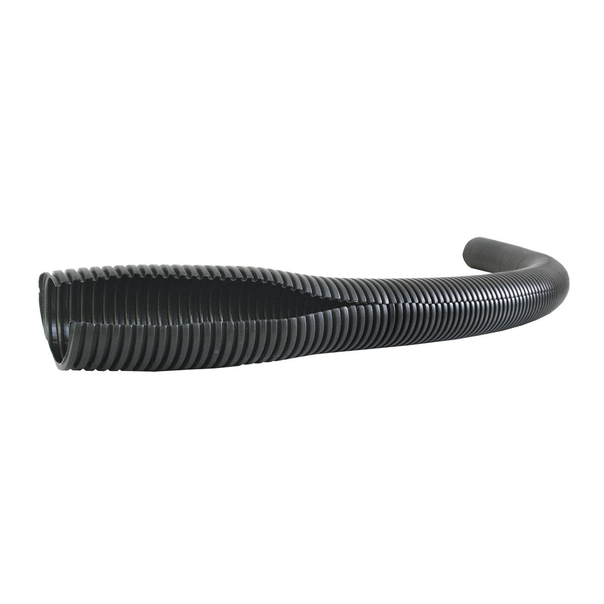 Black Corrugated Split Looms