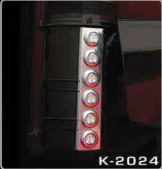 Kenworth W900/T800 Front Air Cleaner Panel W/6 2" Round Holes