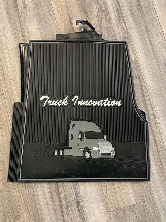 Freightliner Cascadia Trucks Floor Mats Set With Gray Trucks