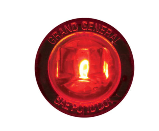1′′ Push/ Screw In 1 LED Light in Red
