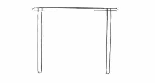 Chrome Anti-Sail Mud Flap Bracket "L"